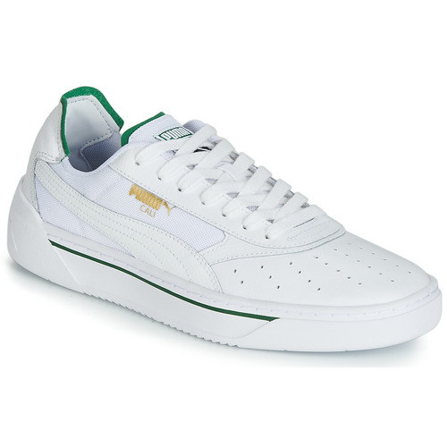 puma shoes white and green