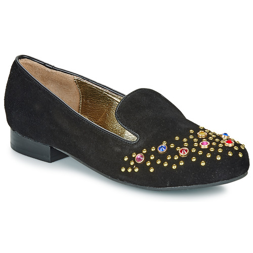 Lola Ramona PENNY Black / Gold Fast | Spartoo Europe ! - Shoes Smart-shoes Women
