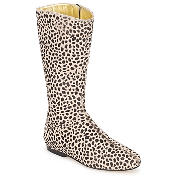 Shoes Women Boots French Sole PATCH Leopard