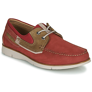 Shoes Men Boat shoes Fluchos GIANT Red
