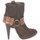 Shoes Women Ankle boots Roberto Cavalli QPS577-PK206 Brown