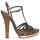 Shoes Women Sandals Roberto Cavalli QDS627-PM027 Bronze