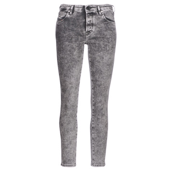 material Women slim jeans Diesel BABHILA Grey