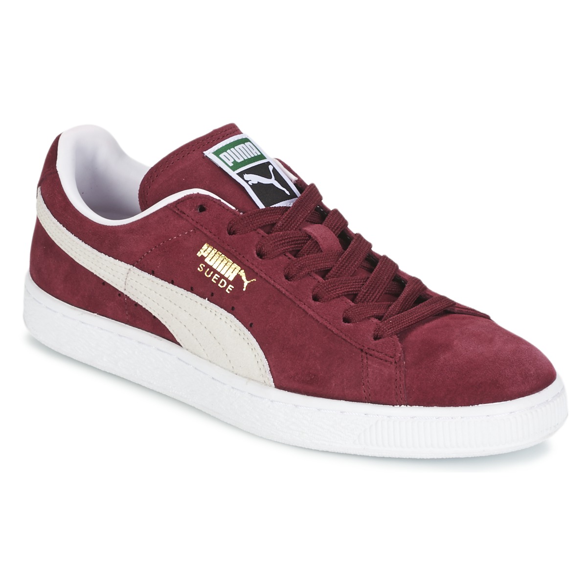Puma SUEDE CLASSIC Bordeaux - Fast delivery | Spartoo Europe ! - Shoes Low  top trainers 64,00 €
