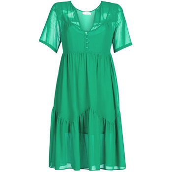 material Women Short Dresses See U Soon GARAGACE Green
