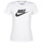 material Women short-sleeved t-shirts Nike NIKE SPORTSWEAR White