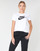 material Women short-sleeved t-shirts Nike NIKE SPORTSWEAR White