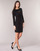 Clothing Women Short Dresses Lauren Ralph Lauren SEQUINED YOKE JERSEY DRESS Black