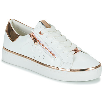 Shoes Women Low top trainers Tom Tailor 6992603-WHITE White / Gold