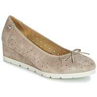 Shoes Women Ballerinas Stonefly MILLY 2 GOAT SUEDE Beige