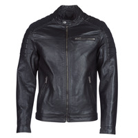 material Men Leather jackets / Imitation leather Jack & Jones JCOROCKY Black