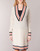 Clothing Women jumpers Maison Scotch WHITE LONG SLEEVES White / Cream