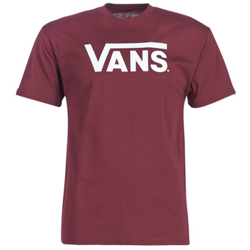 material Men short-sleeved t-shirts Vans VANS CLASSIC Bordeaux