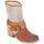 Shoes Women Boots Ikks INES Brown / Taupe