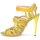 Shoes Women Sandals Roberto Cavalli RPS691 Green / Yellow