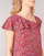 Clothing Women Blouses Ikks BN11345-35 Coral / Multicolour