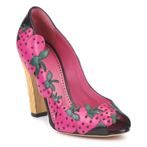 Shoes Women Court shoes Moschino Cheap & CHIC ALBIZIA Rose-black-green