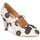 Shoes Women Court shoes Maloles CLARITA White / Black