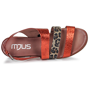 Mjus CHAT BUCKLE Red / Leopard