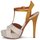 Shoes Women Sandals Missoni TM30 Gold / Silver