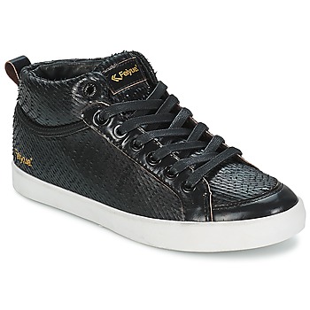 Shoes Women High top trainers Feiyue DELTA MID DRAGON Black