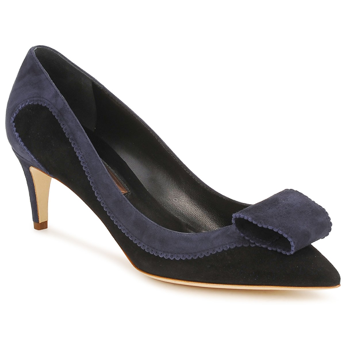 Shoes Women Court shoes Rupert Sanderson BESSIE Blue / Black