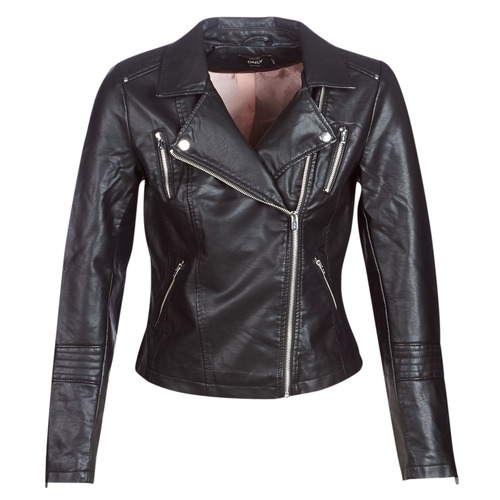 material Women Leather jackets / Imitation leather Only ONLGEMMA Black
