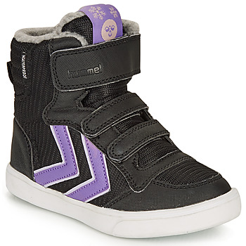 Shoes Girl High top trainers hummel STADIL POLY BOOT MID JR Black