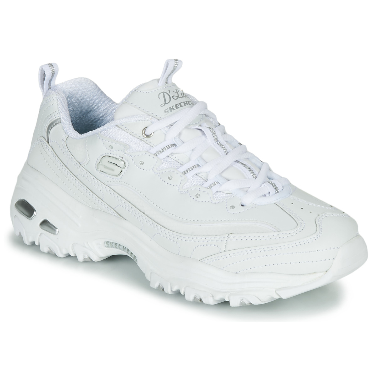 Skechers D'LITES White - Fast delivery | Spartoo Europe ! - Shoes Low top  trainers Women 69,95 €