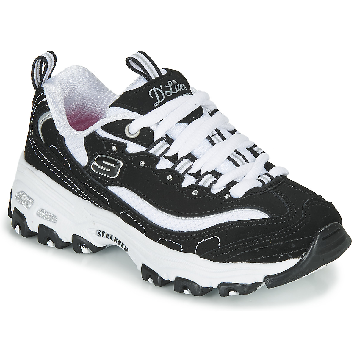 chapter effect hay Skechers D'LITES Black / White - Fast delivery | Spartoo Europe ! - Shoes  Low top trainers Child 52,80 €
