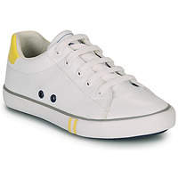 Shoes Boy Low top trainers Ikks WILLIAM White / Yellow