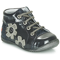 Shoes Girl High top trainers GBB NEIGE Marine / Silver
