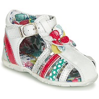 Shoes Girl Sandals Catimini PERSAN White / Multicoloured