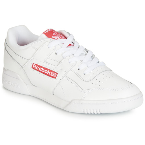 Reebok Classic WORKOUT PLUS MU White / Red - Fast delivery | Spartoo Europe  ! - Shoes Low top trainers 79,96 €