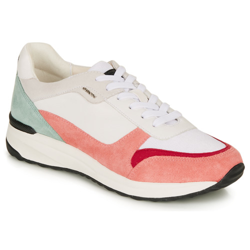 Geox AIRELL White - Fast delivery | Spartoo Europe ! - Shoes Low top  trainers Women 80,00 €