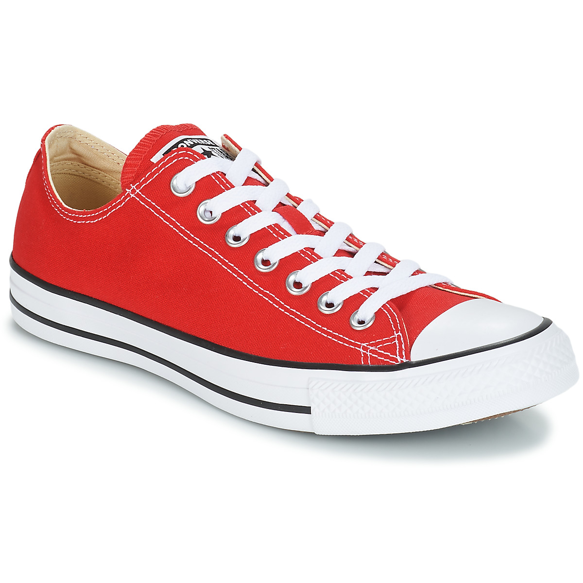 Converse CHUCK TAYLOR ALL STAR CORE OX Red - Fast delivery | Spartoo Europe  ! - Shoes Low top trainers 65,00 €