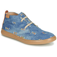 Shoes Girl High top trainers Achile ANDREA Blue
