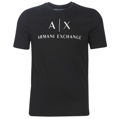 Armani Exchange 8NZTCJ-Z8H4Z-1200 Black - Fast delivery | Spartoo Europe !  - Clothing short-sleeved t-shirts Men 50,00 €