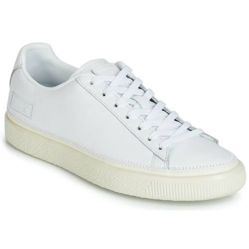 puma basket white shoes