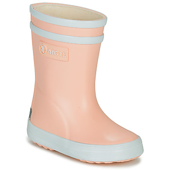 Shoes Girl Wellington boots Aigle BABY FLAC Pink