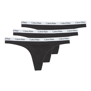 Calvin Klein Jeans CAROUSEL THONG X 3 Black - Fast delivery | Spartoo  Europe ! - Underwear G-strings / Thongs Women 47,00 €