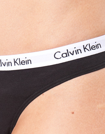 Calvin Klein Jeans CAROUSEL THONG X 3 Black - Fast delivery