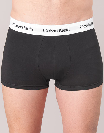 Calvin Klein Jeans COTTON STRECH LOW RISE TRUNK X 3 Black