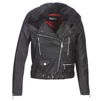 material Women Leather jackets / Imitation leather Molly Bracken HA006A21 Black
