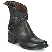 Shoes Women Mid boots Airstep / A.S.98 OPEA STUDS Black