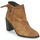 Shoes Women Ankle boots Philippe Morvan BATTLES V3 CHEV VEL Camel