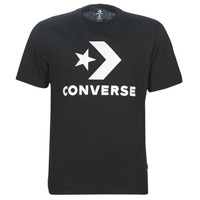 Clothing Men short-sleeved t-shirts Converse STAR CHEVRON Black