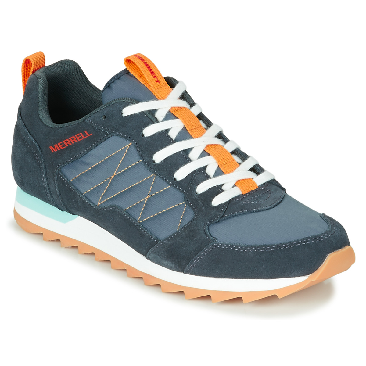 Merrell ALPINE Blue / Orange - Fast delivery | Spartoo Europe ! - Shoes Low top trainers Men 95,00 €