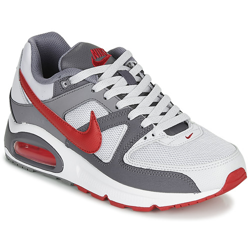 red gray nike shoes