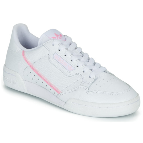 adidas continental 80 white and pink